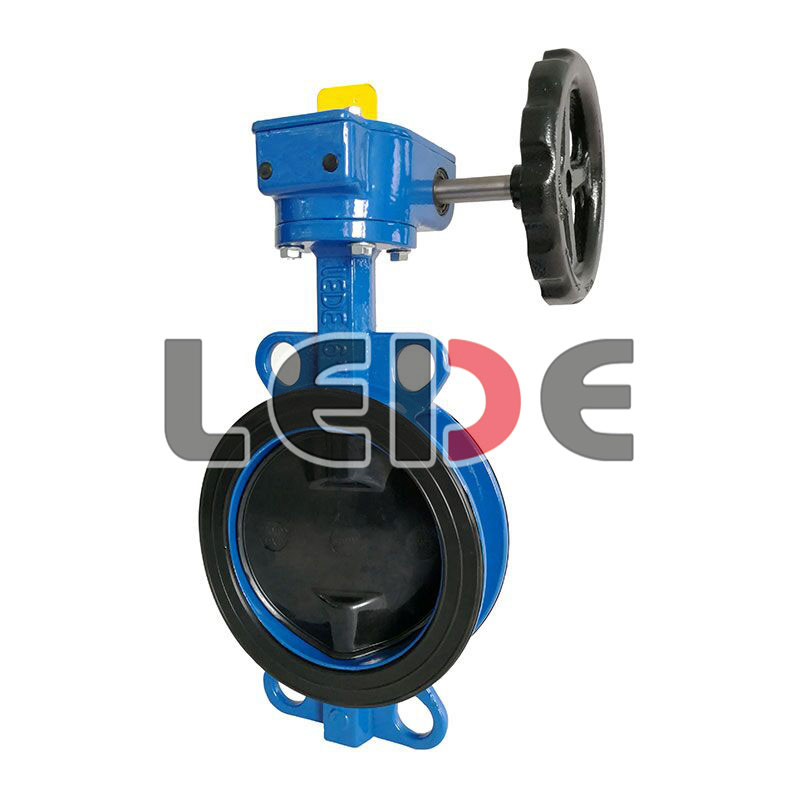 自密封(fēng)手動裝置對(dui)夾蝶閥